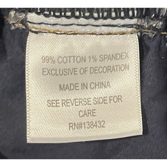 ModCloth Women's 2X Dark Wash Denim Overall Shorts w/Adjustable Straps Casual - Picture 5 of 6